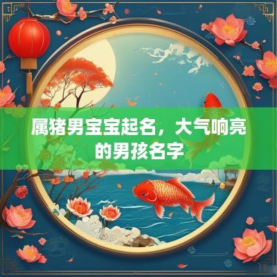 属猪男宝宝起名，大气响亮的男孩名字