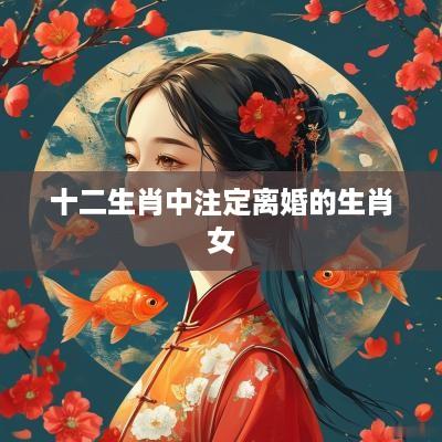 十二生肖中注定离婚的生肖女