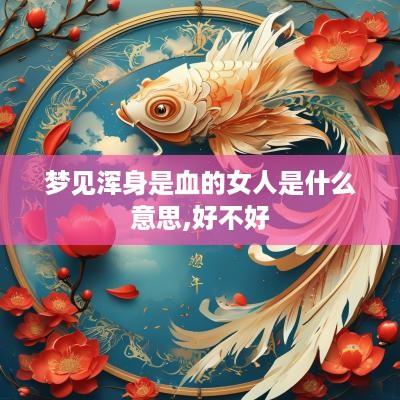 梦见浑身是血的女人是什么意思,好不好