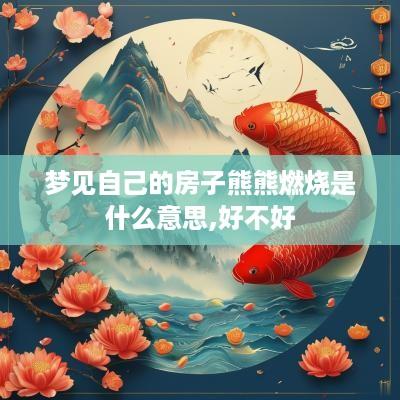 梦见自己的房子熊熊燃烧是什么意思,好不好