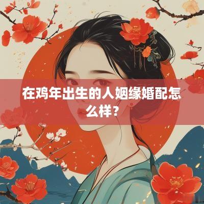 在鸡年出生的人姻缘婚配怎么样？