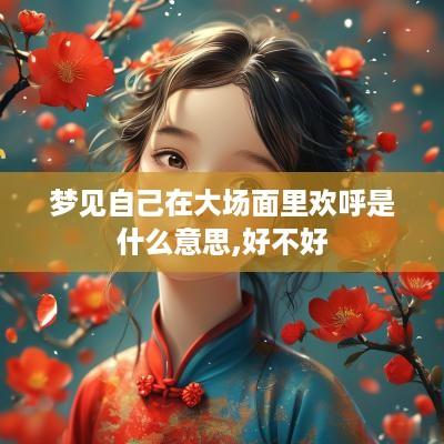 梦见自己在大场面里欢呼是什么意思,好不好