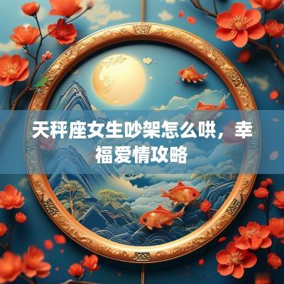 天秤座女生吵架怎么哄，幸福爱情攻略