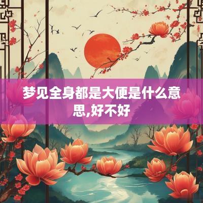 梦见全身都是大便是什么意思,好不好