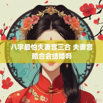 八字最怕夫妻宫三合 夫妻宫暗合会结婚吗