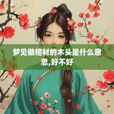梦见做棺材的木头是什么意思,好不好