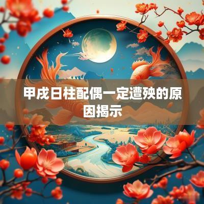 甲戌日柱配偶一定遭殃的原因揭示