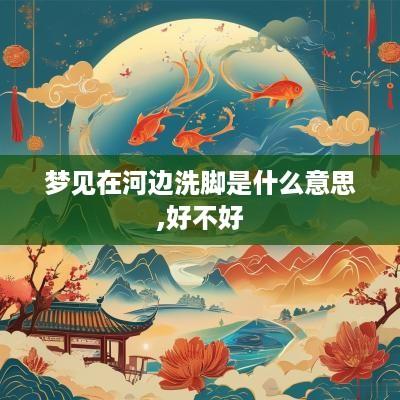 梦见在河边洗脚是什么意思,好不好