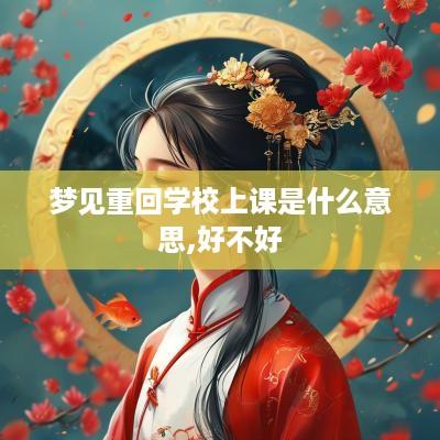 梦见重回学校上课是什么意思,好不好
