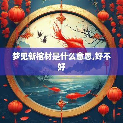 梦见新棺材是什么意思,好不好