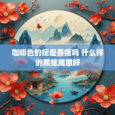 咖啡色的痣是善痣吗 什么样的黑痣寓意好