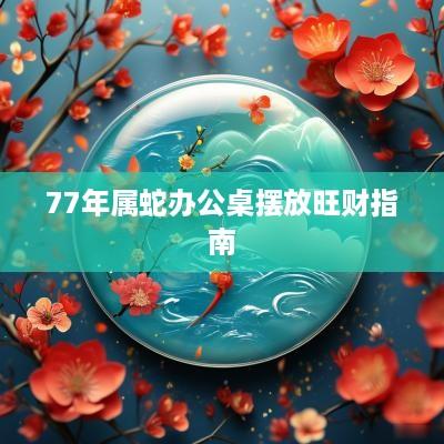77年属蛇办公桌摆放旺财指南