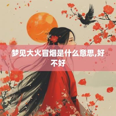 梦见大火冒烟是什么意思,好不好