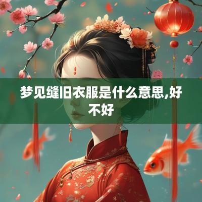 梦见缝旧衣服是什么意思,好不好