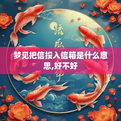 梦见把信投入信箱是什么意思,好不好