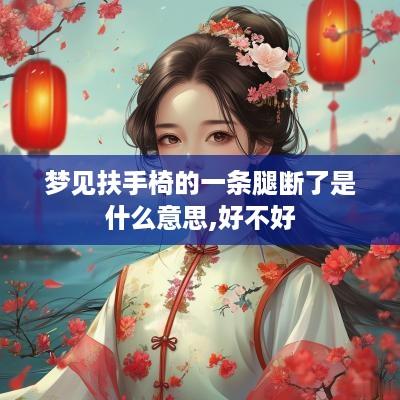 梦见扶手椅的一条腿断了是什么意思,好不好