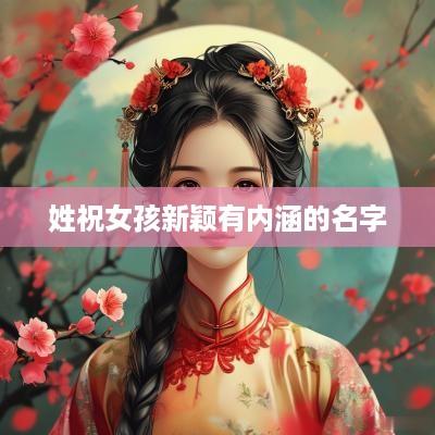 姓祝女孩新颖有内涵的名字