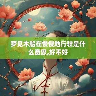 梦见木船在慢慢地行驶是什么意思,好不好