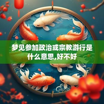 梦见参加政治或宗教游行是什么意思,好不好