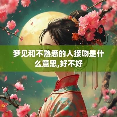梦见和不熟悉的人接吻是什么意思,好不好