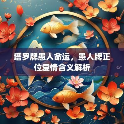 塔罗牌愚人命运，愚人牌正位爱情含义解析