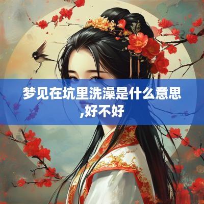 梦见在坑里洗澡是什么意思,好不好