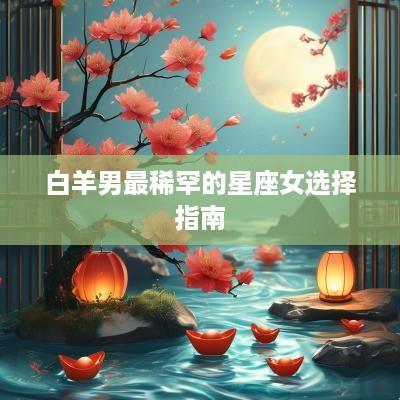 白羊男最稀罕的星座女选择指南