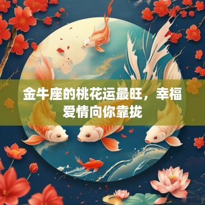 金牛座的桃花运最旺，幸福爱情向你靠拢