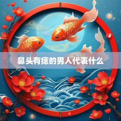 鼻头有痣的男人代表什么
