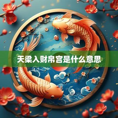天梁入财帛宫是什么意思