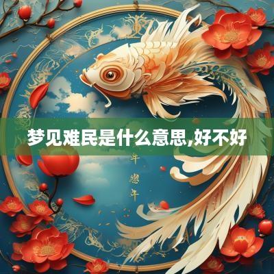 梦见难民是什么意思,好不好