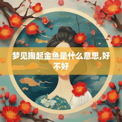 梦见掏起金鱼是什么意思,好不好