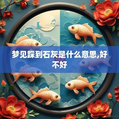 梦见踩到石灰是什么意思,好不好