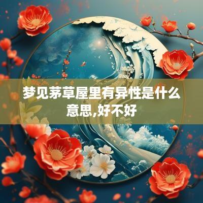 梦见茅草屋里有异性是什么意思,好不好