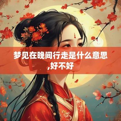 梦见在晚间行走是什么意思,好不好
