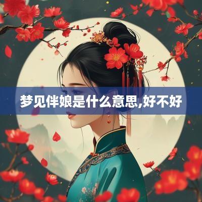 梦见伴娘是什么意思,好不好