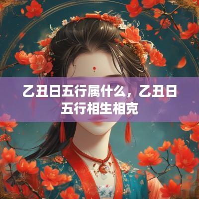 乙丑日五行属什么，乙丑日五行相生相克