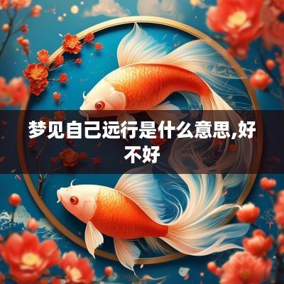 梦见自己远行是什么意思,好不好
