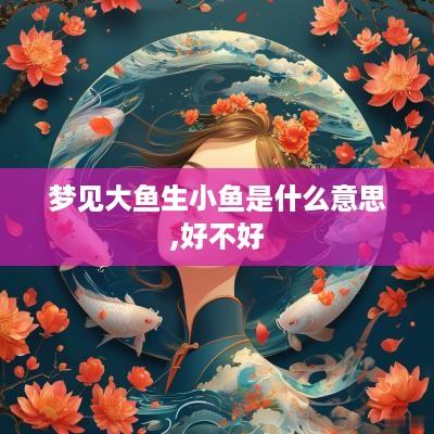 梦见大鱼生小鱼是什么意思,好不好