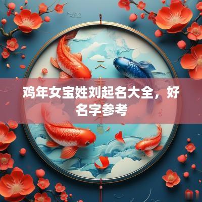 鸡年女宝姓刘起名大全，好名字参考