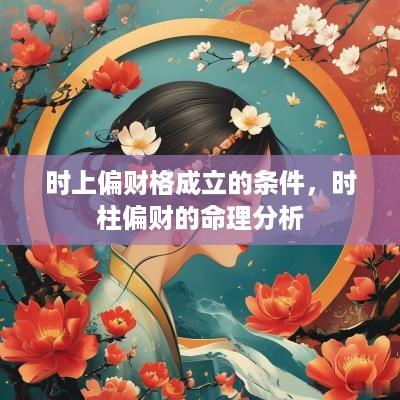 时上偏财格成立的条件，时柱偏财的命理分析