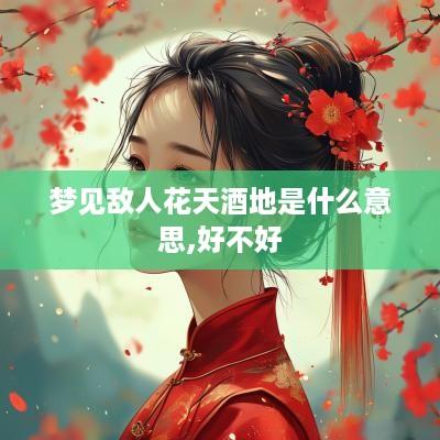 梦见敌人花天酒地是什么意思,好不好