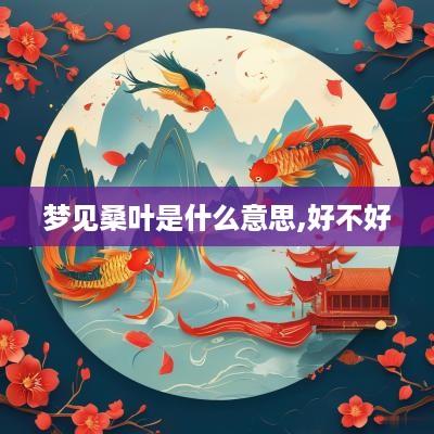 梦见桑叶是什么意思,好不好
