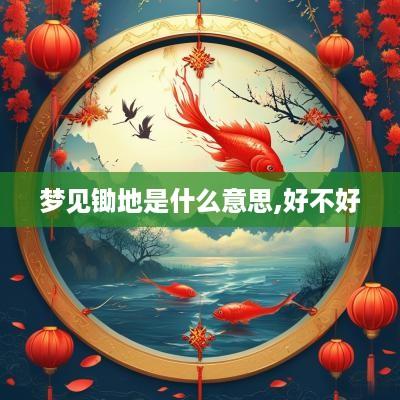 梦见锄地是什么意思,好不好
