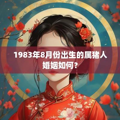 1983年8月份出生的属猪人婚姻如何？