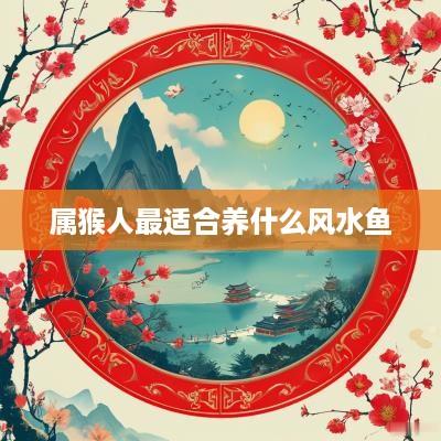 属猴人最适合养什么风水鱼