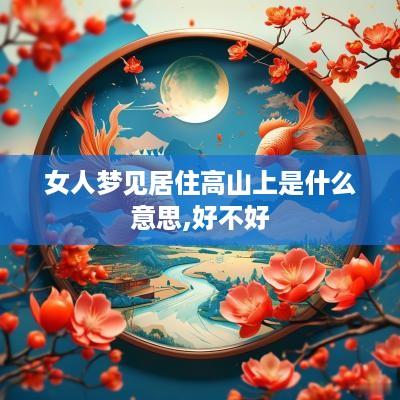 女人梦见居住高山上是什么意思,好不好