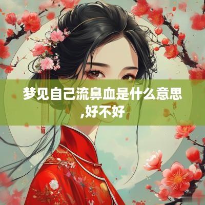 梦见自己流鼻血是什么意思,好不好
