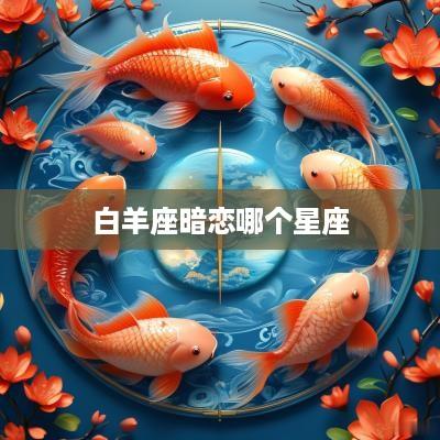 白羊座暗恋哪个星座