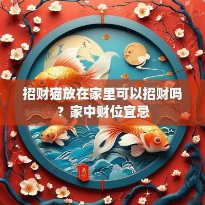 招财猫放在家里可以招财吗？家中财位宜忌